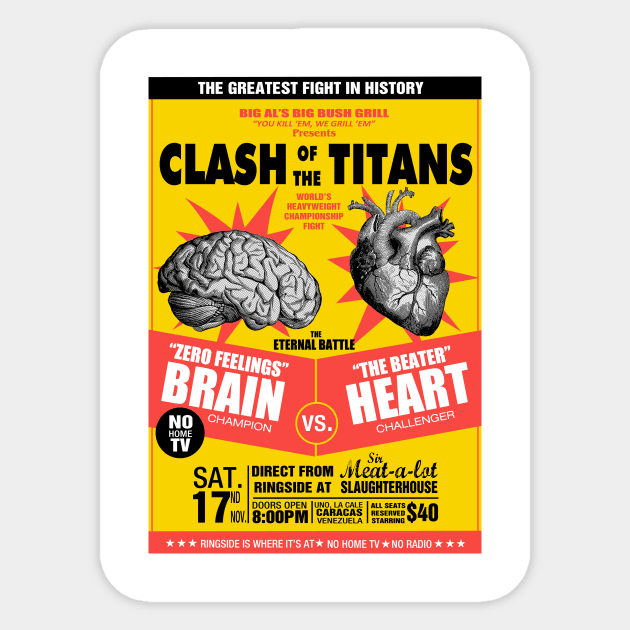 Clash of theTitans Sticker by stenio